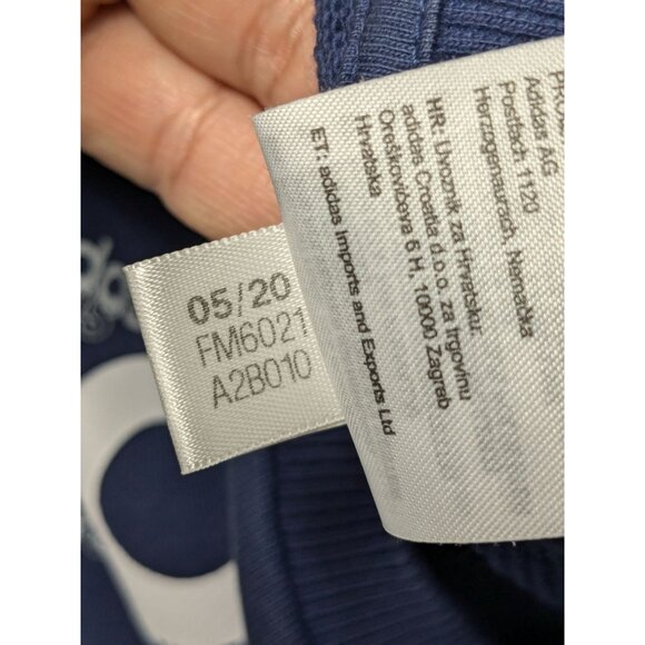 Adidas Sweatshirt Men Size M Monogram Logo Print Pullover Streetwear Athleisure - Picture 6 of 8